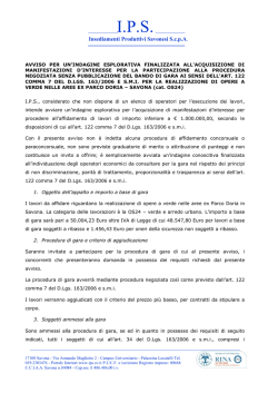 Manifestazione interesse Verde