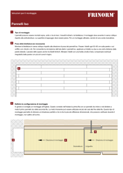 Pannelli Iso - Frinorm AG
