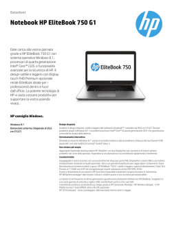 Notebook HP EliteBook 750 G1