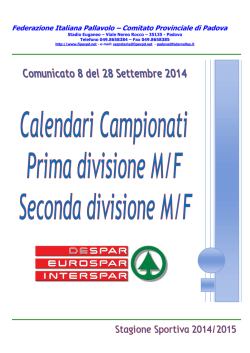Federazione Italiana Pallavolo &ndash; Comitato Provinciale di