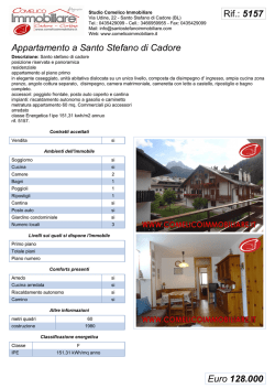 Rif.: 5157 Appartamento a Santo Stefano di