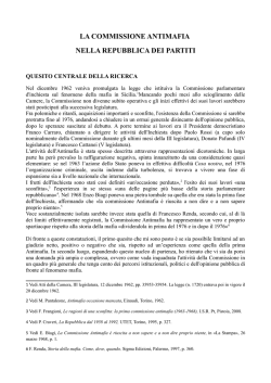 la commissione antimafia nella repubblica dei partiti