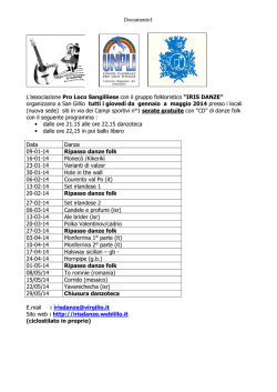 Scarica Documento PDF - Gruppo Iris Danze