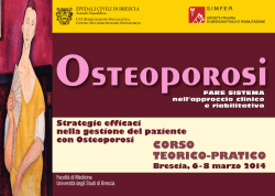 oSTEopoRoSi - Spedali Civili di Brescia
