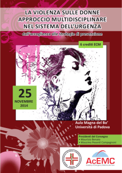 Programma 25 novembre