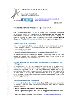 1 Marco Ansaldi - Antonella Bolla SCADENZE