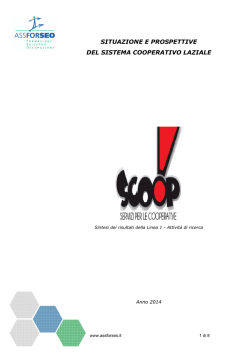 Analisi fabbisogni Lazio 2014