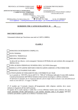 Documentazione - Istituto Tecnico per Geometri