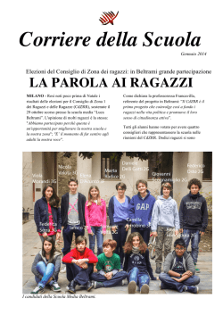 Corriere della Scuola 1 - Istituto Comprensivo "Armando Diaz"