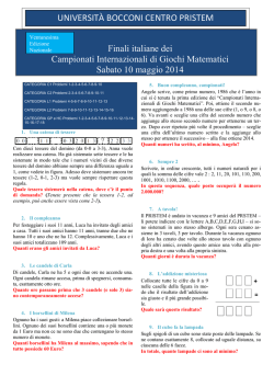 UNIVERSIT&Agrave; BOCCONI CENTRO PRISTEM