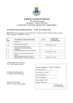 Impegno di spesa e liquidazione quota associativa INU anno 2014