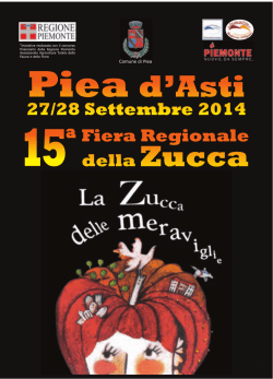 Volantino Fiera della Zucca 2014