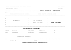 assegnazioni provvisorie rettificate provinciali e