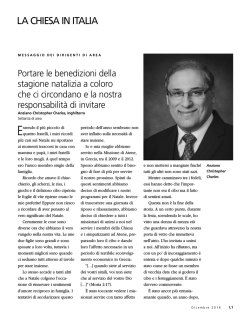 LA CHIESA IN ITALIA