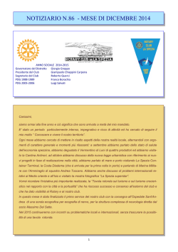 notiziario 86.pub - Rotary Club La Spezia