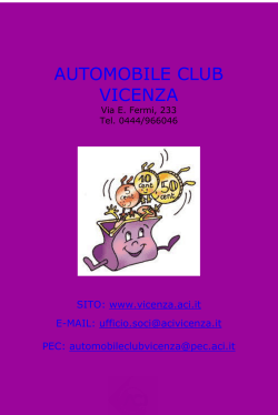 Guida al Risparmio - Automobile Club Vicenza
