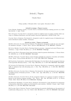 Articoli / Papers