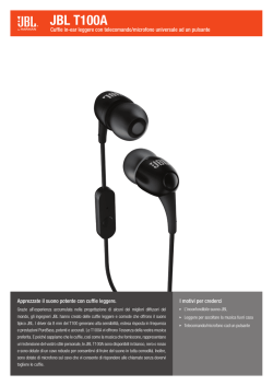 JBL T100A