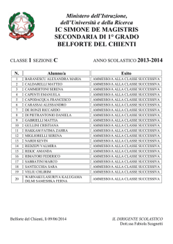 secondaria i grado belforte del chienti