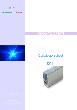 Catalogo estrusi 2014