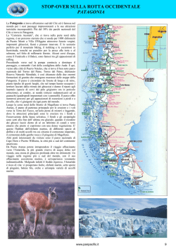 stop-over sulla rotta occidentale patagonia