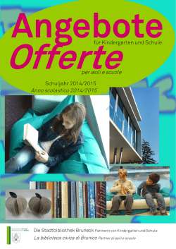 (Brosch\374re 2014.pub) - Stadtbibliothek Bruneck