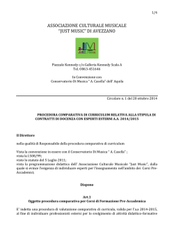 associazione culturale musicale &ldquo;just music&rdquo; di avezzano