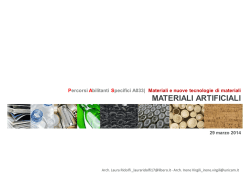 materiali artificiali