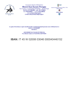 IBAN: IT 45 W 02008 03046 000040446152