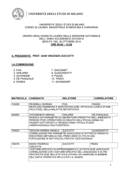 calendario laurea 30 ottobre mattino