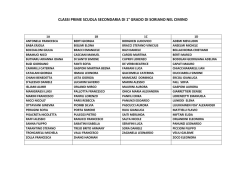 classi prime secondaria soriano