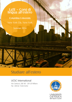 clicca qui - UCSC International