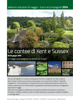 programma pdf - Adenium &ndash; Soluzioni di viaggio