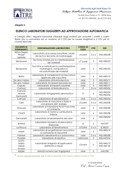 Collegio Didattico di Ingegneria Meccanica