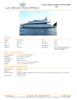Cap de Quers Cantieri di Pisa Akhir 145