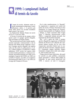 1999 i campionati italiani di TT - panathlon
