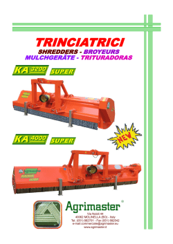 TRINCIATRICI - Agrimaster