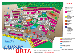 Mappa - Camping Orta