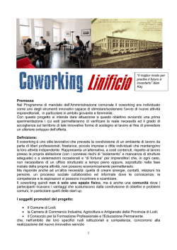 Progetto Coworking