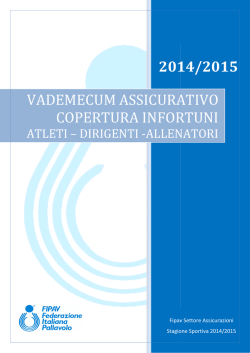 Vademecum 2014-2015 - Padova Est Assicurazioni