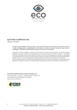 scarica la cartella stampa Eco Natura Design
