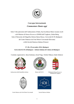 Commentare Dante oggi