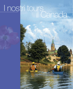 Tours Canada - Il Quinto Mondo
