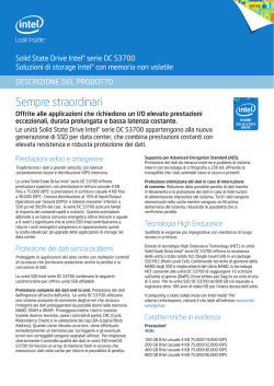 Specifiche tecniche DOWNLOAD - Intel&reg; Solid