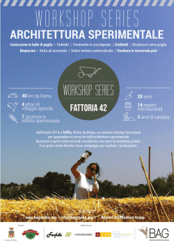 ARCHITETTURA SPERIMENTALE