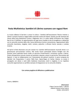 Festa Multietnica - Caritas diocesana di Catania