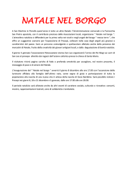 NATALE NEL BORGO - Comune di San Martino in Pensilis