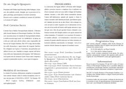 Programma - Scuola Romana di Psicoterapia Familiare