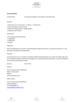 Press Kit - IT - Terme di Saturnia