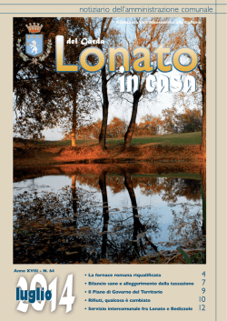 luglio 2014 - Comune di Lonato del Garda
